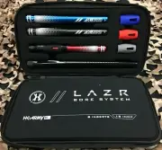 NEW HK Army Autococker Threaded LAZR Barrel Kit w/Colored Inserts-Polished Black
