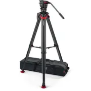 Sachtler aktiv8T Touch & Go Fluid Head & flowtech 75mm Tripod Mid-Level Spreader