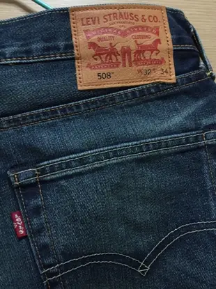 Levi's  Levis 專櫃正品 508 重磅水洗窄管牛仔褲