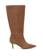 Yonita Long Boots - Tobacco Brown Suede