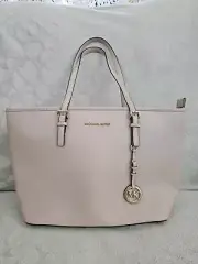 Michael Kors Jet Set Travel Large Zip Top Tote In Ballet