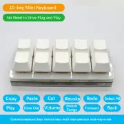 10-key Keypad Mechanical Keyboard USB Programming Copy Paste Customize