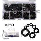 7 sizes Washer Gasket Replacement Repair Assortment Set Black Portable