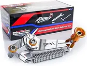 BPA–Racing Motorcycle Chain Slack Adjuster Tool - Innovative Chain Tensioning Tool For Easy, Quick & Precise Chain Slack Adjustment- Slack Setter Tool (Orange)