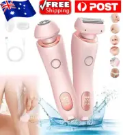 Women Epilator 2 in 1 Electric Cordless Hair Shaver Portable Painless Razors