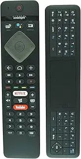 JINGERL Bluetooth Voice Remote Control for Philips 43PUS7394/12 50PUS7394/12 55PUS7394/12 43PUS7354/12 4K Smart LED UHD Android HDTV TV