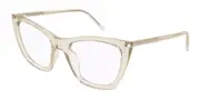 Saint Laurent SL 214 KATE THIN OPT 004 Men's Glasses Brown Size 55 - Private Health Rebate - Blue Light Block Available