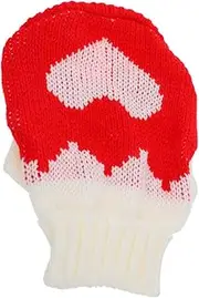 BESPORTBLE Cute Knitwear for Your Winter Dog Sweaters Multicolored Pet Cat Apparel Comfortable Knit Materials Heart Pattern for Christmas