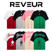 在飛比找蝦皮購物優惠-Reveur "Meo" 棉質 T 恤方形