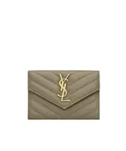 cassandre wallet in lambskin One size deep moss green