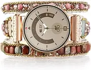 [Wingoden] Beaded 20mm Watch Band Compatible with Samsung Galaxy Watch 4/5 Band/Active 2 Bands 40mm 44mm/Galaxy Watch 5 Pro Band/Watch 3 41mm/Watch 4 Classic 42mm 46mm, Boho Watch Bracelet Strap Smart