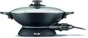 Breville the Quick Wok Compact Electric Wok, Black, BEW300BLK