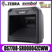 Zebra Symbol DS7708-SR00004ZCWW Desktop 2D Imager Barcode Scanner With USB Cable