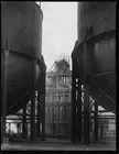 Storage tanks ammonia an oil refinery Billingham England UK Old Photo