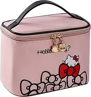 AmBealla Make up Bag Travel Cosmetic Bags Brush Holder Zipper Pouch Case Organizer Cute Organizer Suitable for Purse for Women, 003 Gentle Pink, Fashion
