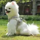 【PetBaby寵物精靈】新款狗狗胸背帶 條紋格子胸背套裝網格反光條遛狗牽引繩