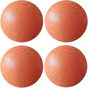 AppleRound 8.5-inch Dodgeball Playground Balls, Pack of 4 Balls with 1 Pump, Official Size for Dodge Ball, Handball, Camps and Schools