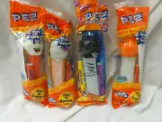 PEZ Lot 4 Halloween ~ Happy Henry, Mummy, Skull, Pumpkin ~ Glow ~ GITD ~ NEW