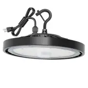 LED Shop Lights 100W 16000LM 5000K Super Bright High Bay Shop Lights with US