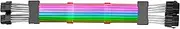 MARSGAMING Mars Gaming MCA-16, ARGB Extender Cable 8+8pin PCIe for Graphics Card, Ultra Bright LEDs, Full Compatibility, AWG18 Pure Copper, 310mm