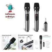 Wireless Microphones, Wireless Microphone 2.4GHz Rechargeable Microphone with...