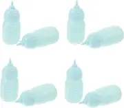 Vaguelly Adorable Baby Doll Accessories 10 Pcs Mini Milk Bottles for Kids Dress-up Games