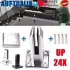 Square Stainless Steel Spigot Glass Fence Clamp Pool Fencing Balustrade Clamp