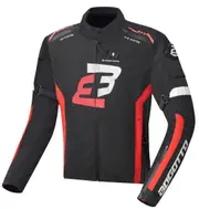 Bogotto GPX waterproof Motorcycle Textile Jacket, black-red, Size XS for Men Black Red
