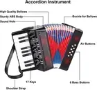 kids Accordion Mini Accordion 17 Piano key 8 Bass Button Accordian Education