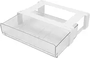 Under Desk Drawer Organizer, Large Capacity Under Table Sliding Out Storage Drawers, For Flat Bottomed Desks Only For Office, Kitchen, Living Room, Closet