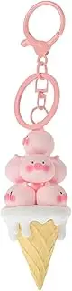 Abaodam Animal Shaped Keychain Pendant Cute Kawaii PVC Hanging Charm for Bags and Keys Versatile for Him and Her Creative Desktop Decor for Festivals and Birthdays