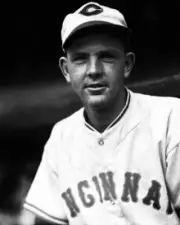 Samuel D Byrd of the Cincinnati Reds in 1935 Baseball Old Photo