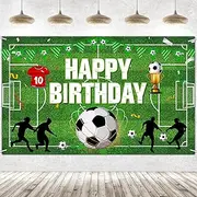 Soccer Party Decorations, Soccer Birthday Party Backdrop Banner Soccer Theme Birthday Party Decorations Photo Booth Props Background for Soccer Birthday Decorations, 70.8 * 45in