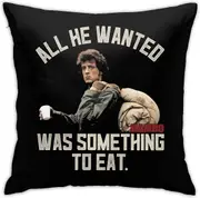 Kerota John J Rambo Pattern Throw Pillow Covers Polyester Cushion Cover Cases Pillowcases Sofa Home Decor AA-6173 45x45cm