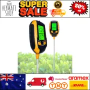 6-in-1 Soil Tester for pH, Moisture, Light, Temperature, Humidity & Salinity