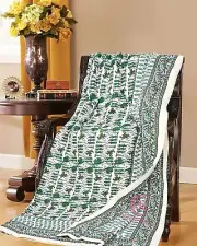 Indian Cotton Handmade Floral Jaipuri Razai Quilted Bedspread Bedding Quilt
