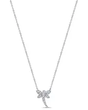 Sabrina Designs 14K 0.13 ct. tw. Diamond Dragonfly Necklace