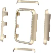 OSOLADY Square Diamond Metal Frame Protective Bumper Case for Watch Lightweight Aluminium Alloy Shell from Scratches and Daily Wear