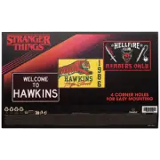 Stranger Things Set of 3 Tin Signs