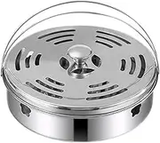 XUNQUCOM Mosquito Coil Holder, Portable Incense Burner with Cover and Handle