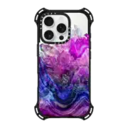 iPhone 16 Pro Bounce Case MagSafe Compatible Purple Amethyst Marble