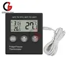 Digital Refrigerator Freezer Thermometer ℃/˚F Home High Low Temperature Alarm