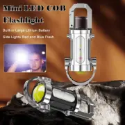 Mini Keychain Flashlight Emergency Charging Waterproof Super Large Floodlight