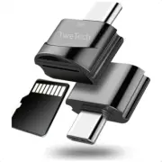 Twetech Micro SD Memory Card Reader Adapter, TF, OTG, USB-C Converter, Compatibl