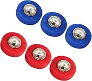 GARIOUANS 6pcs Mini Shuffleboard Pucks Set Indoor Game Accessories for Adults for Home and Play Shuffleboard Skills and Fun