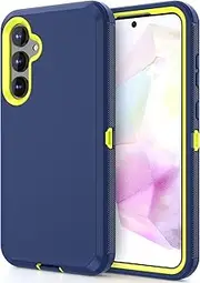 [Jiunai] for Samsung Galaxy A35 5G Case, Galaxy A35 Case Shockproof Heavy Duty Dual Layer Protective Tough Dust Proof Rugged Cover Cell Phone Case for Samsung Galaxy A35 5G 6.6’’ Display 2024, Blue