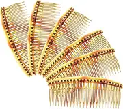 Beaupretty 6Pcs Hair Side Combs for Women Fashionable Styling Accessories Durable Plastic Combs for All Hair Types for Daily Use and Special Occasions present for Women