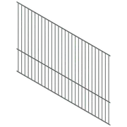 ProtectorAl 0350-1200W x 1200H Monument Flat Top Square Picket Pool Fence Panel Raked 16-30º