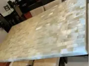 72" x 38" Selenite Table Top ,Selenite Stones Table Top, Dining Table Top