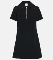 [Patou] Patou Crêpe minidress AU 10 black